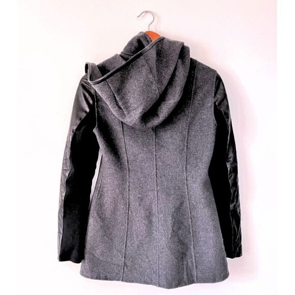 Mackage Edith with Leather Sleeves Coat Black Size XS - Picture 4 of 10